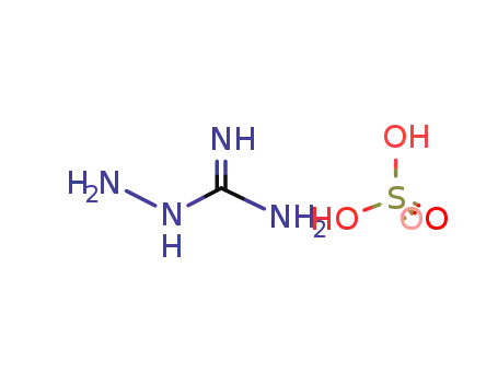 Molecular Structure of 2834-84-6 (carbazamidine sulphate)