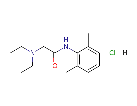 Molecular Structure of 73-78-9 (Lidocaine hydrochloride)