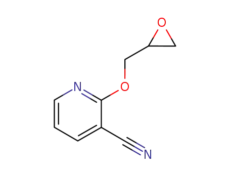 Molecular Structure of 66781-34-8 (3-Pyridinecarbonitrile, 2-(oxiranylmethoxy)-)