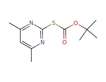 S-tert-butoxycarbonyl-4,6-dimethyl-2-mercaptopyrimidine