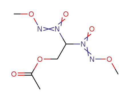 2-acetoxyethylidenedi(N'-methoxydiazene) di-N-oxide