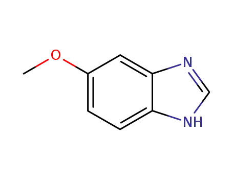 Molecular Structure of 4887-80-3 (5-METHOXYBENZIMIDAZOLE)
