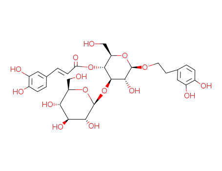 3,4-dihydroxy-β-phenethyl-O-β-D-glucopyranosyl-(1->3)-4-O-caffeoyl-β-D-glucopyranoside