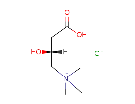 Molecular Structure of 6645-46-1 (L(-)-Carnitine hydrochloride)
