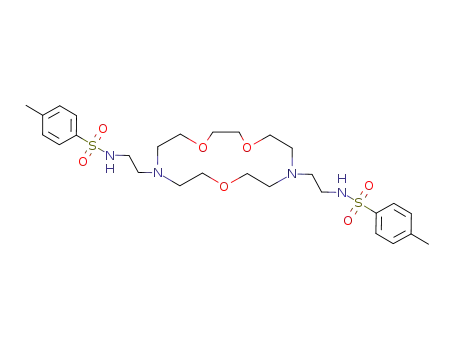 7,13-bis<2-(tolylsulphonylamino)ethyl>-1,4,10-trioxa-7,13-diazacyclopentadecane