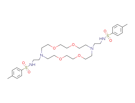 7,16-bis<2-(p-tolylsulphonylamino)ethyl>-1,4,10-tetraoxa-7,16-diazacyclo-octadecane