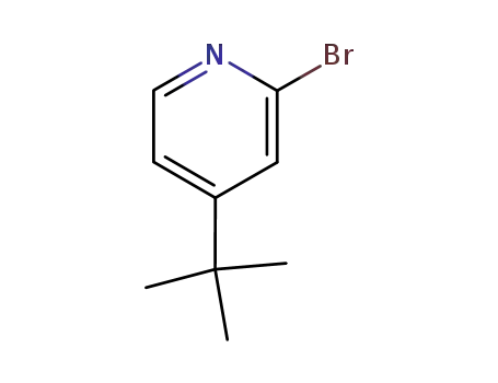 Molecular Structure of 50488-34-1 (2-Bromo-4-(tert-butyl)pyridine)