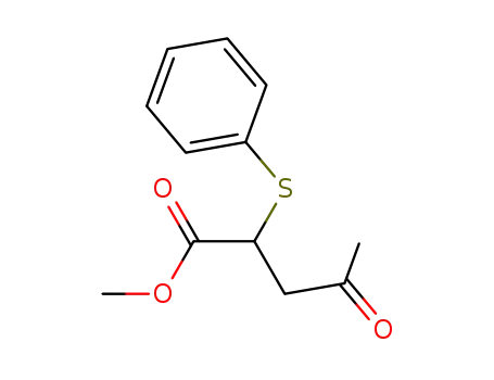 Pentanoic acid, 4-oxo-2-(phenylthio)-, methyl ester
