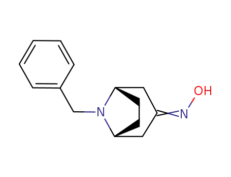 8-Azabicyclo[3.2.1]octan-3-one,8-(phenylmethyl)-,oxime