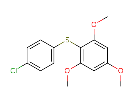 2-(4-chlorophenylsulfanyl)-1,3,5-trimethoxybenzene