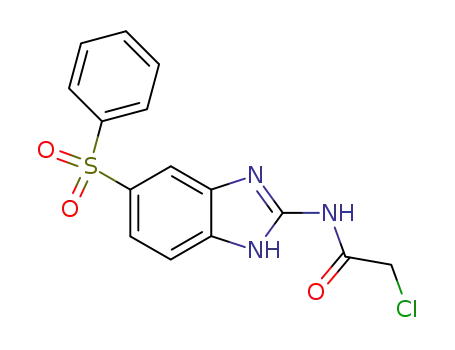 2-Chloroacetamido-5(6)-phenylsulphonobenzimidazole
