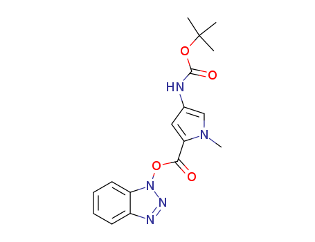 4-tert-Butoxycarbonylamino-1-methyl-1H-pyrrole-2-carboxylic acid benzotriazol-1yl ester