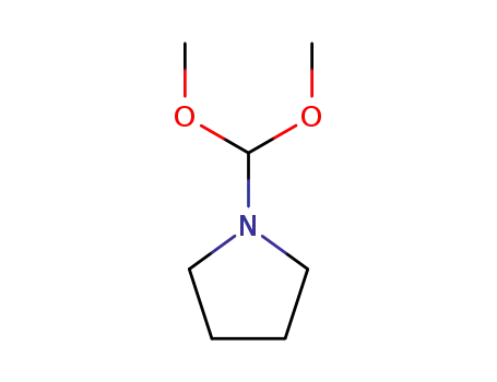 Molecular Structure of 5564-73-8 (1-(DIMETHOXYMETHYL)PYRROLIDINE)