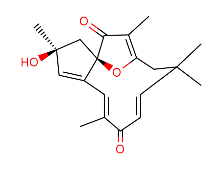 (9Z,12Z)-2-hydroxy-2,5,8,8,12-pentamethyl-2,3,7,8-tetrahydro-3a,6-epoxycyclopenta[12]annulene-4,11-dione