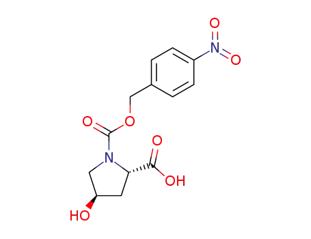 (2S,4R)-4-Hydroxy-1-(4-nitrobenzyloxycarbonyl)pyrrolidine-2-carboxylic acid