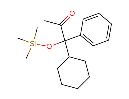 1-cyclohexyl-1-phenyl-1-(trimethylsiloxy)propan-2-one