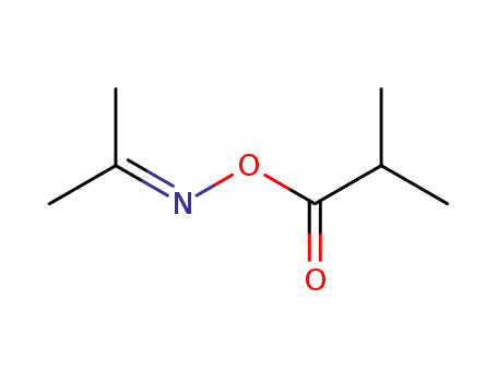 Molecular Structure of 138421-23-5 (2-Propanone, O-(2-methyl-1-oxopropyl)oxime)