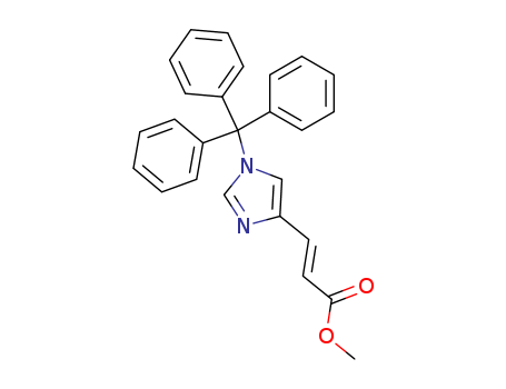2-Propenoic acid, 3-[1-(triphenylmethyl)-1H-imidazol-4-yl]-, methyl  ester, (E)-