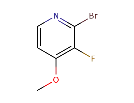 Molecular Structure of 109613-98-1 (2-Bromo-3-fluoro-4-methoxypyridine)
