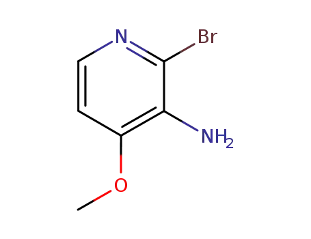 Molecular Structure of 109613-97-0 (3-Amino-2-bromo-4-methoxypyridine)