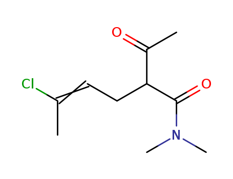 4-Hexenamide, 2-acetyl-5-chloro-N,N-dimethyl-