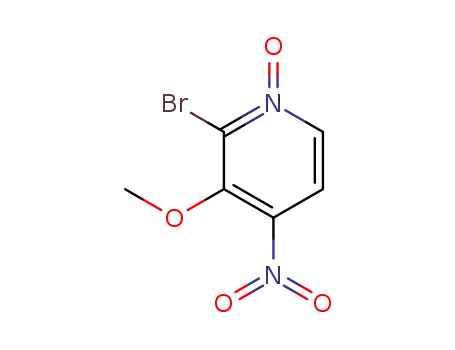 2-bromo,3-methoxy,4-nitropyridine-N-oxide