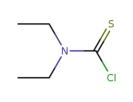 Molecular Structure of 88-11-9 (Diethylthiocarbamoyl chloride)