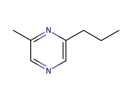 Molecular Structure of 29444-46-0 (2-methyl-6-propylpyrazine)