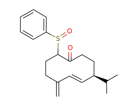 (4S,5E)-7-methylene-4-(1-methylethyl)-10-phenylsulfinyl-5-cyclodecene-1-one