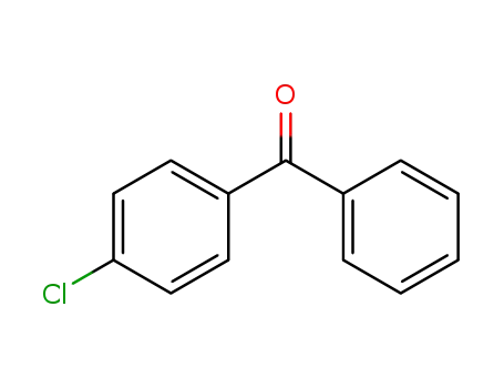 Molecular Structure of 134-85-0 (4-Chlorobenzophenone)