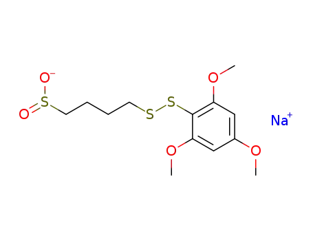 Sodium; 4-(2,4,6-trimethoxy-phenyldisulfanyl)-butane-1-sulfinate