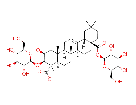 medicagenic acid 3-O-β-D-glucopyranosyl-28-O-β-D-glucopyranoside