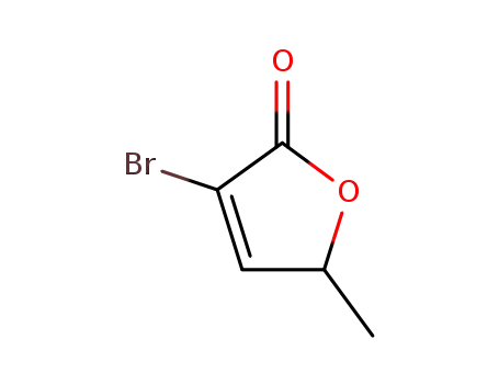 Molecular Structure of 76311-90-5 (3-Bromo-5-methylfuran-2(5H)-one)