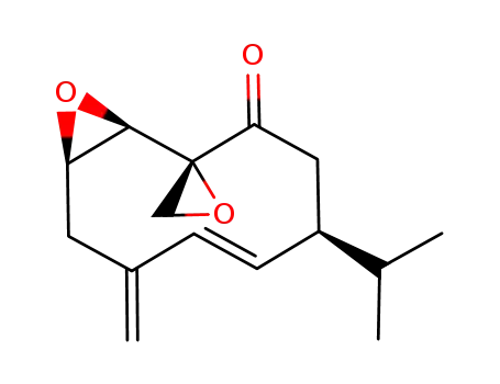 Spiro[11-oxabicyclo[8.1.0]undec-6-ene-2,2'-oxiran]-3-one,8-methylene-5-(1-methylethyl)-, (1R,2R,5S,6E,10R)-