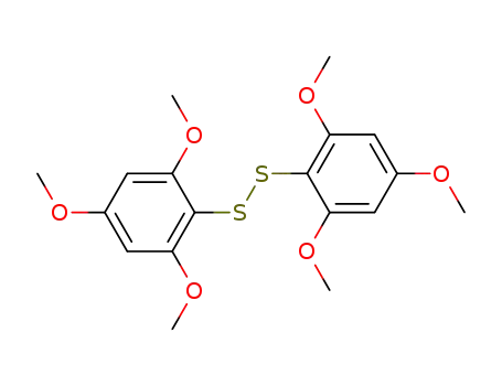 Molecular Structure of 80279-40-9 (Disulfide, bis(2,4,6-trimethoxyphenyl))