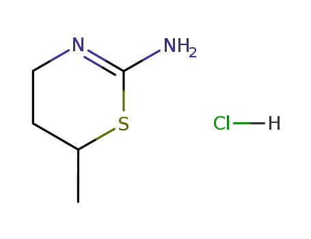 4H-1,3-Thiazin-2-amine,5,6-dihydro-6-methyl-, hydrochloride (1:1)