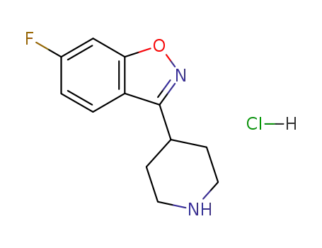 6-Fluoro-3-(4-piperidinyl)-1,2-benzisoxazole hydrochloride cas  84163-13-3