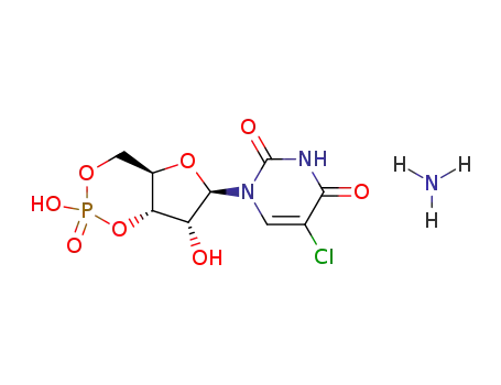 5-chloro-1-[(6R,7R)-2,7-dihydroxy-2-oxidotetrahydro-4H-furo[3,2-d][1,3,2]dioxaphosphinin-6-yl]pyrimidine-2,4(1H,3H)-dione