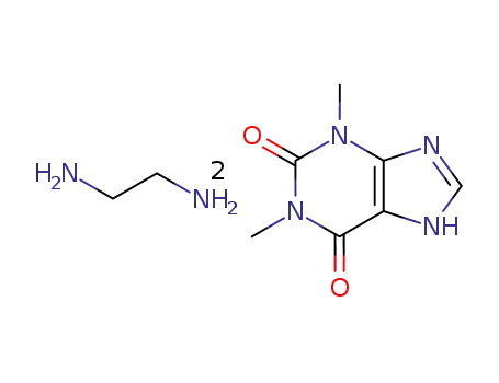 Molecular Structure of 317-34-0 (Aminophylline)