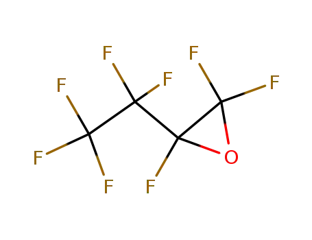 Molecular Structure of 3709-90-8 (Oxirane, trifluoro(pentafluoroethyl)-)
