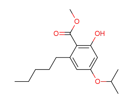 methyl 2-hydroxy-4-isopropyloxy-6-pentylbenzoate