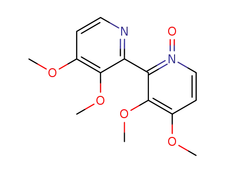 Molecular Structure of 112516-35-5 (2,2'-Bipyridine, 3,3',4,4'-tetramethoxy-, 1-oxide)