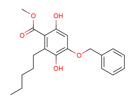 methyl 4-benzyloxy-2,5-dihydroxy-6-pentylbenzoate