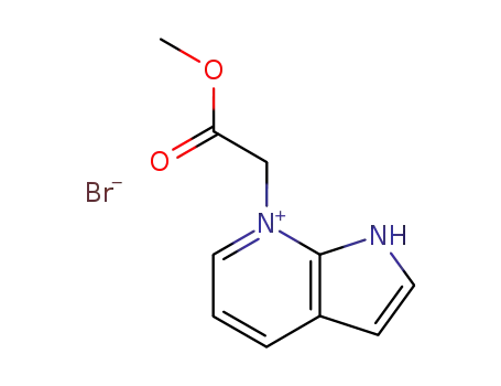 7-Methoxycarbonylmethyl-1H-pyrrolo[2,3-b]pyridin-7-ium; bromide