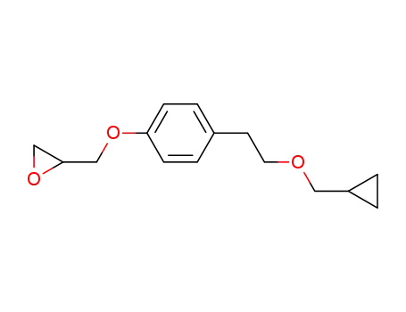 Molecular Structure of 63659-17-6 (1-[4-(2-Hydroxyethyl)phenoxy]-2,3-epoxypropane)