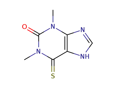 Molecular Structure of 2398-70-1 (6-thiotheophylline)