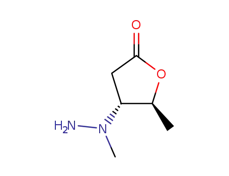 (4R,5S)-5-Methyl-4-(N-methyl-hydrazino)-dihydro-furan-2-one