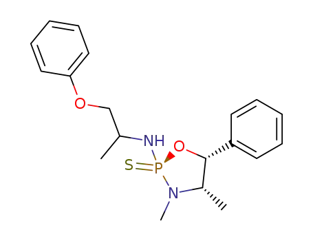 ((2R,4S,5R)-3,4-Dimethyl-5-phenyl-2-thioxo-2λ5-[1,3,2]oxazaphospholidin-2-yl)-(1-methyl-2-phenoxy-ethyl)-amine