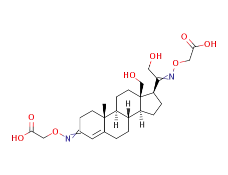 [1-{(8R,9S,10R,13R,14S,17S)-3-[(E)-Carboxymethoxyimino]-13-hydroxymethyl-10-methyl-2,3,6,7,8,9,10,11,12,13,14,15,16,17-tetradecahydro-1H-cyclopenta[a]phenanthren-17-yl}-2-hydroxy-eth-(Z)-ylideneaminooxy]-acetic acid