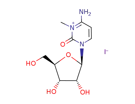 6-Amino-3-((2R,3R,4S,5R)-3,4-dihydroxy-5-hydroxymethyl-tetrahydro-furan-2-yl)-1-methyl-2-oxo-2,3-dihydro-pyrimidin-1-ium; iodide